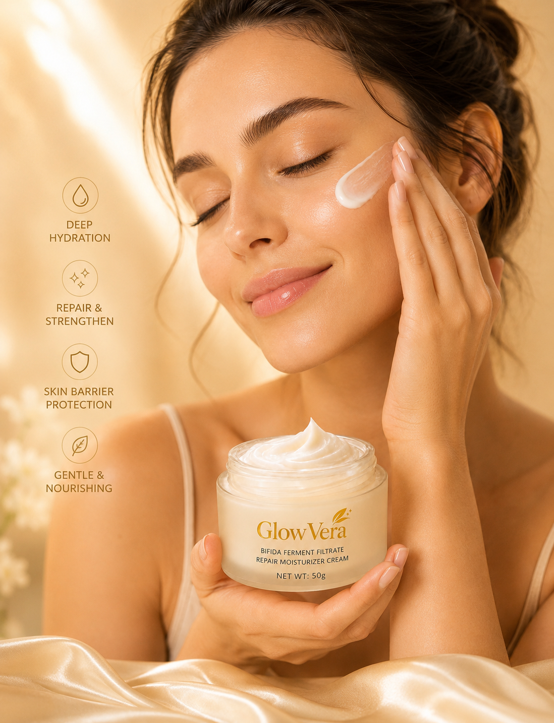 Opal Yeast Skincare Set - Lotion, Cream, Serum, Eye Cream Glowveraofficial